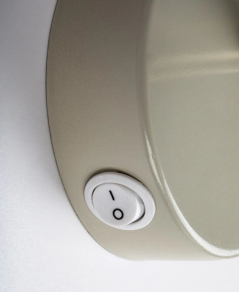 Applique Nezori 1xGU10 bianco avorio oro metallo Rabalux