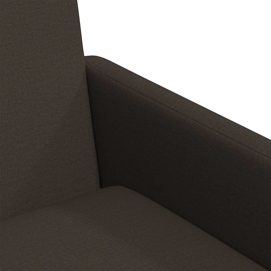 Sedie da pranzo 2 pcs Grigio scuro 57 x 67 x 95 cm Tela