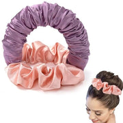 Accessori per capelli 2 in 1 senza calore - Trecce per capelli crespi - Basi per capelli morbide - 2 in 1 rullatori per capelli - Accessori per capelli di lusso - Sicuri e comodi