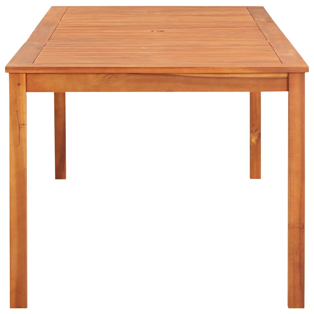 Tavolo da Giardino | Tavolino da esterno 215x90x74 cm in Legno Massello di Acacia
