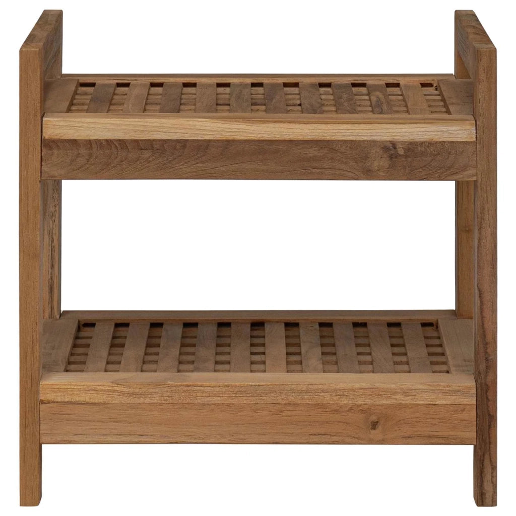Mensola da bagno Naturale 45 x 30 x 45 cm Legno di teak solido 42024275