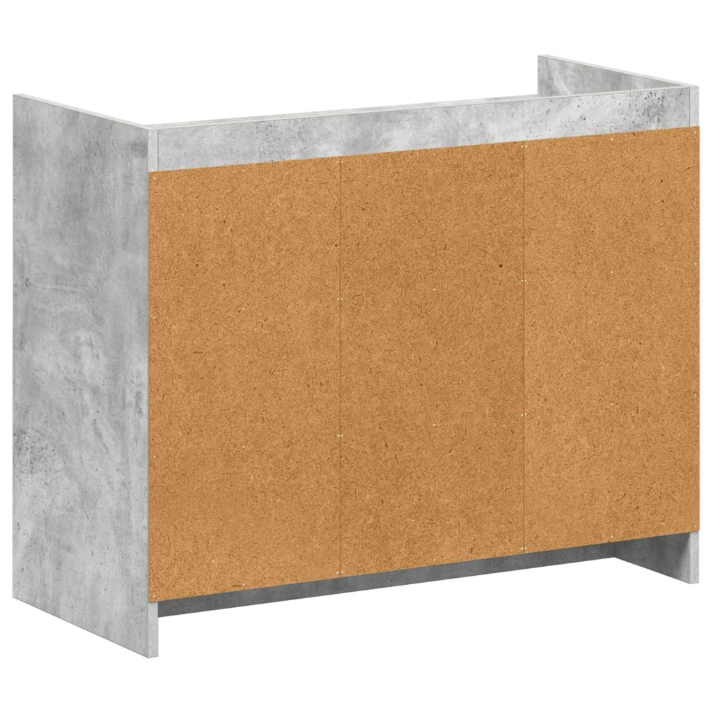 Mobile per scarpe Grigio Cemento 85 x 39,5 x 70 cm 8011366