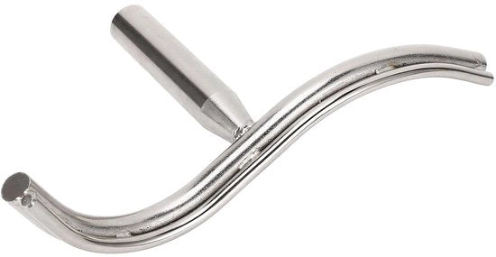Supporto per attrezzi a forma S - Design - Sostegno per attrezzi a tornio - Acciaio stampato - Lunghezza 30 cm - Altezza 7,5 cm - Adatto per macchine per tornio da 25 mm - Supporto per attrezzi per tornio