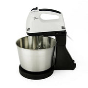 Trade Shop - Frusta Elettrica Sbattitore Sc-1620 Con Ciotola 7 Velocità Mixer Impastare -