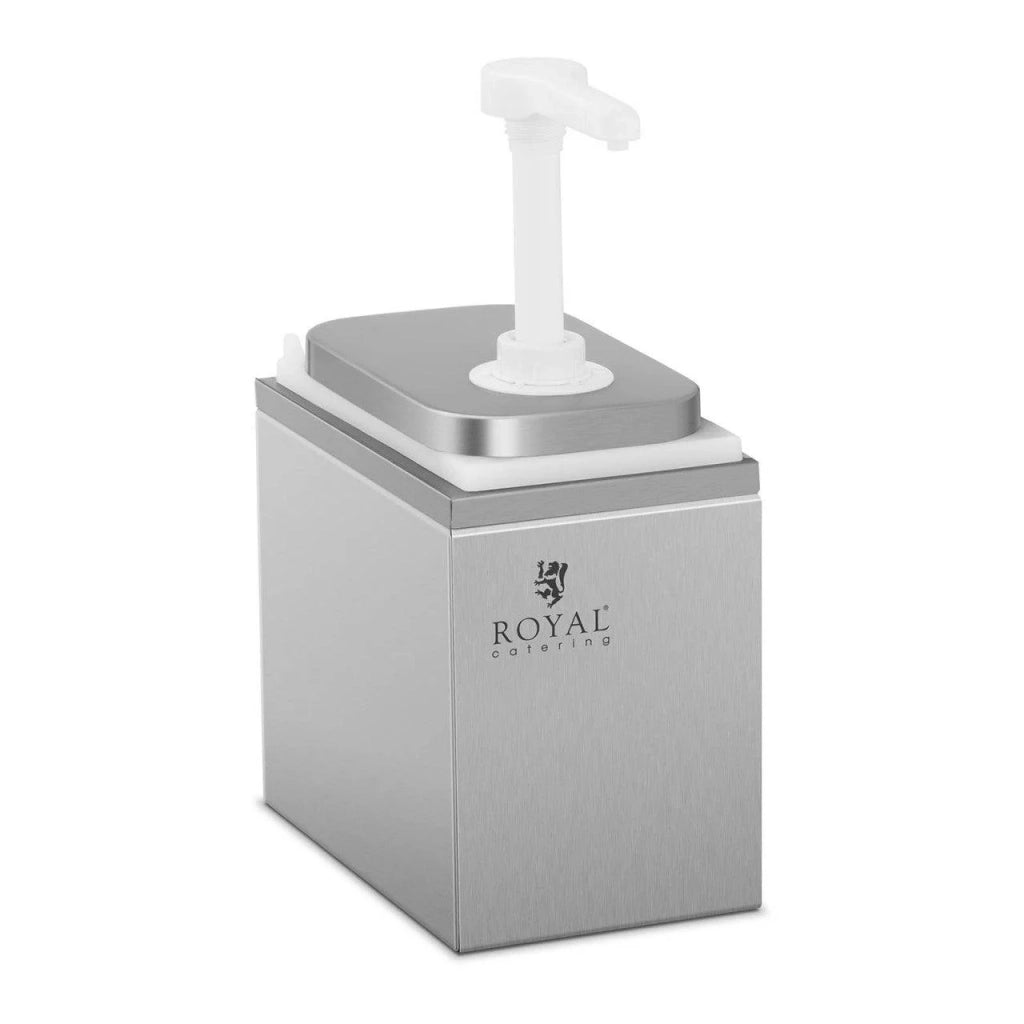 Distributore di salse 1 pompa 1 litro acciaio inox 14_0001418