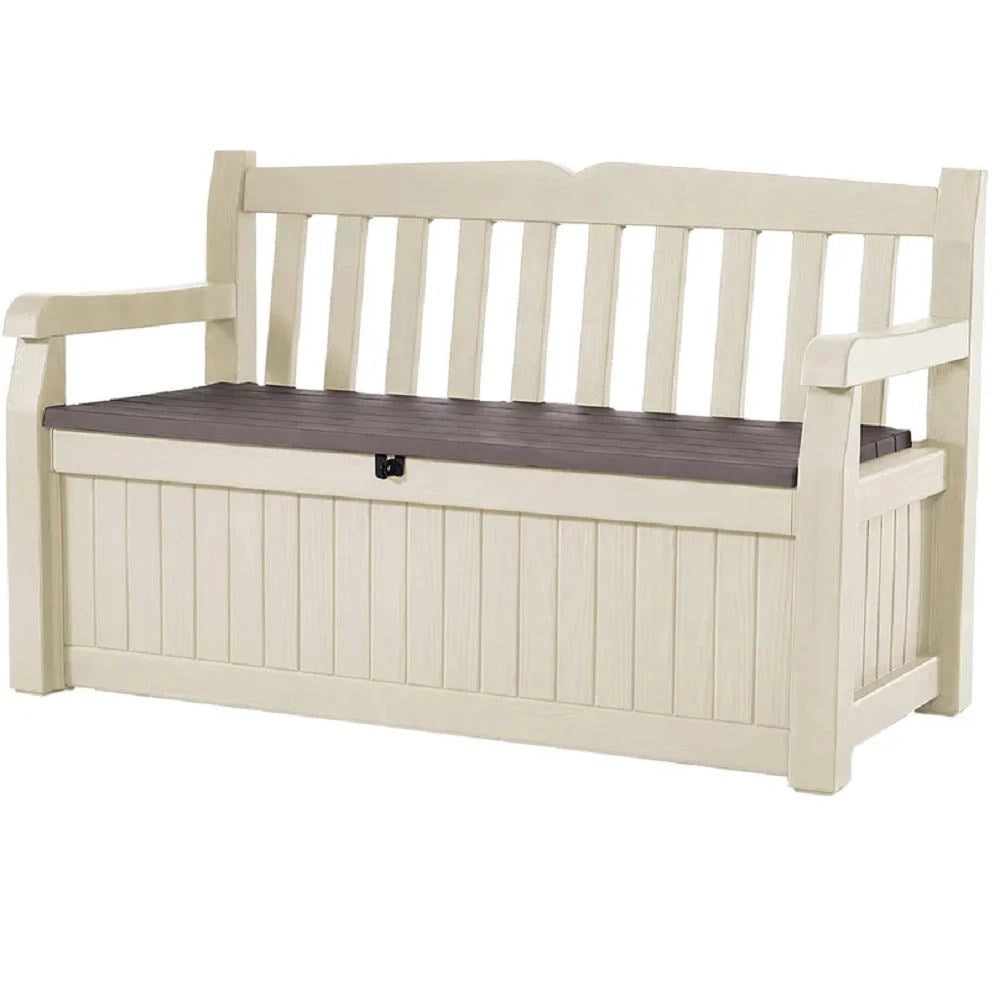 Cassapanca Panchina Eden Bench Beige 265 Litri 140 x 60 x 84 cm