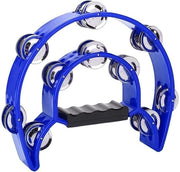 Insegna di Tamboerijn per adulti - Strumento a percussione - Insegna di campana - Muziekinstrument - Strumento musicale - Handbell - Blu