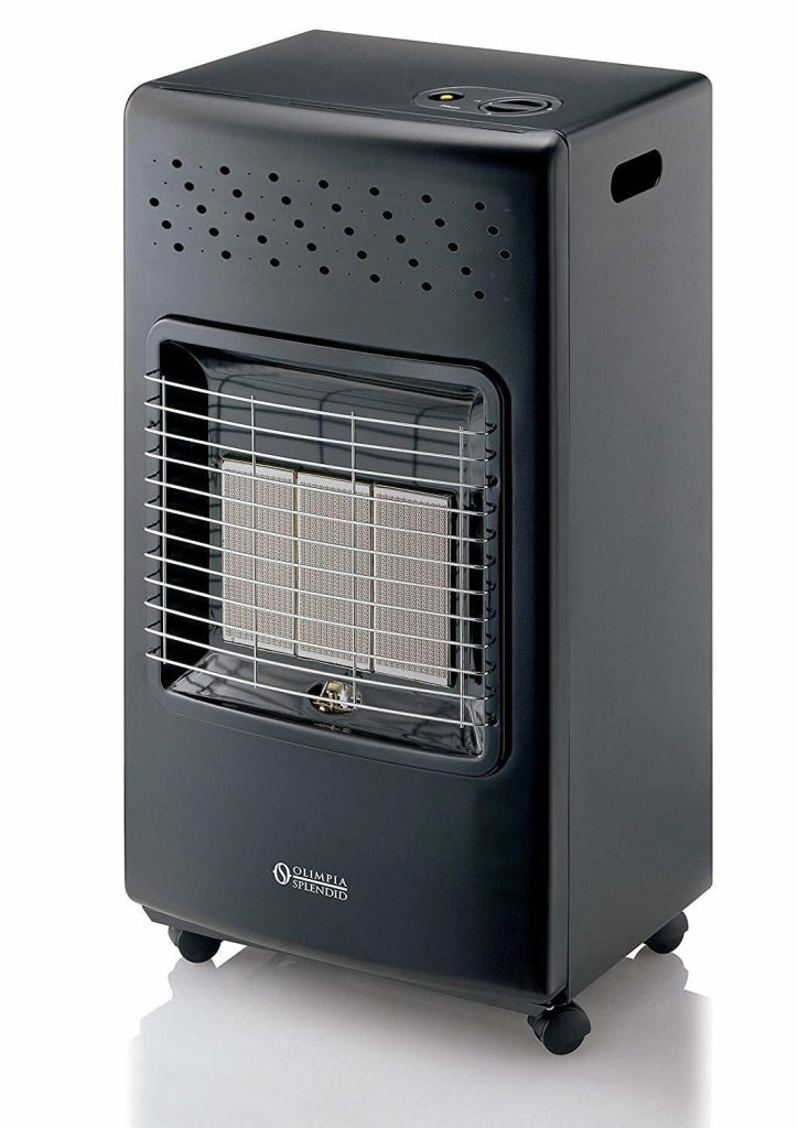 Olimpia Splendid 99387 Stovy Infra Stufa a Gas Infrarossi 4200 W 3 Livelli di Potenza Vano Bombola 15 Kg Portatile colore Nero