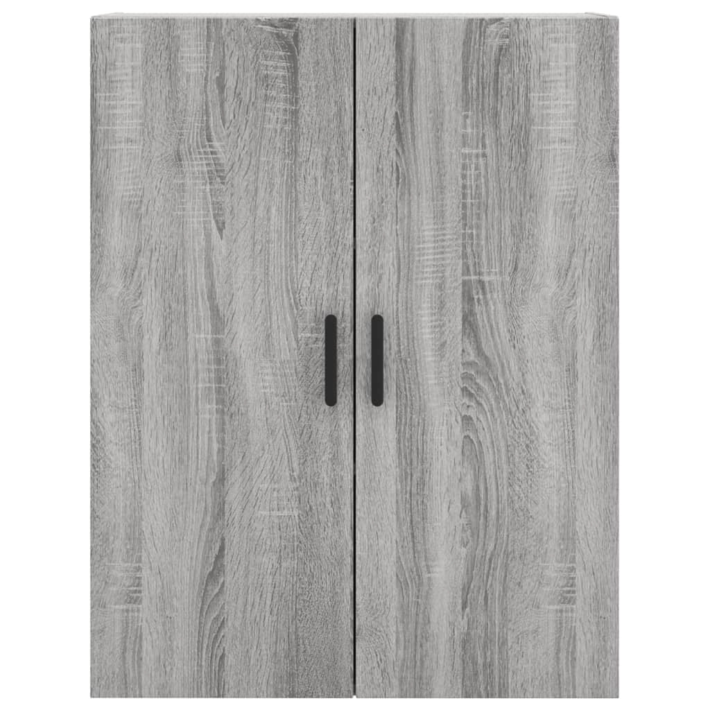 Buffet credenza cassettiera armadio mobile contenitore organizer cucina soggiorno salotto rovere Sonoma alto 69,5 x 34 x 180 cm legno ingegnerizzato grigio 02_0035548
