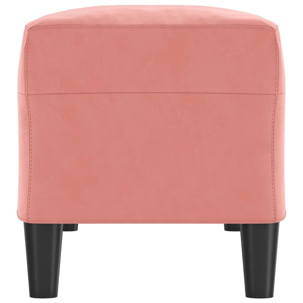 Panca/panca in velluto rosa 100 x 35 x 41 cm 02_0010553