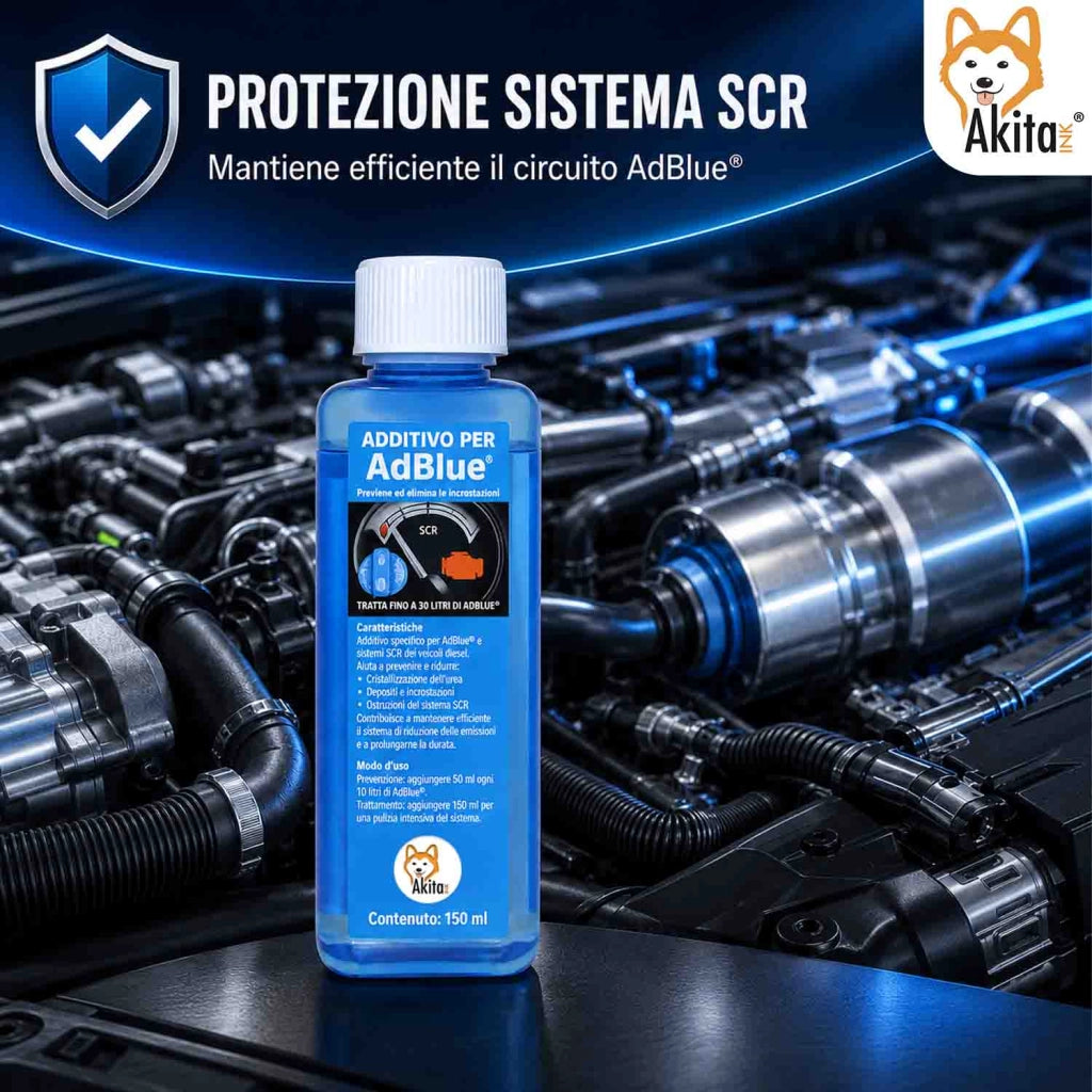 Akitaink Additivo AdBlue Trattamento Sistema SCR 150 ml