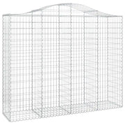 Cesto Gabbione ad Arco 200x50x160/180 cm Ferro Zincato