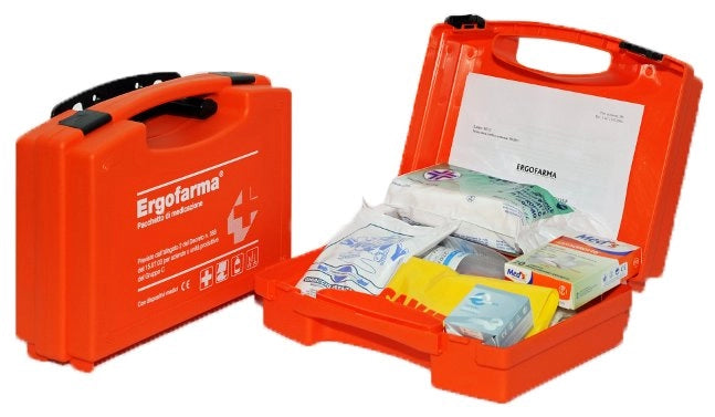 CASSETTA PRONTO SOCCORSO ALLEGATO 2 29,5x20,5x10 cm