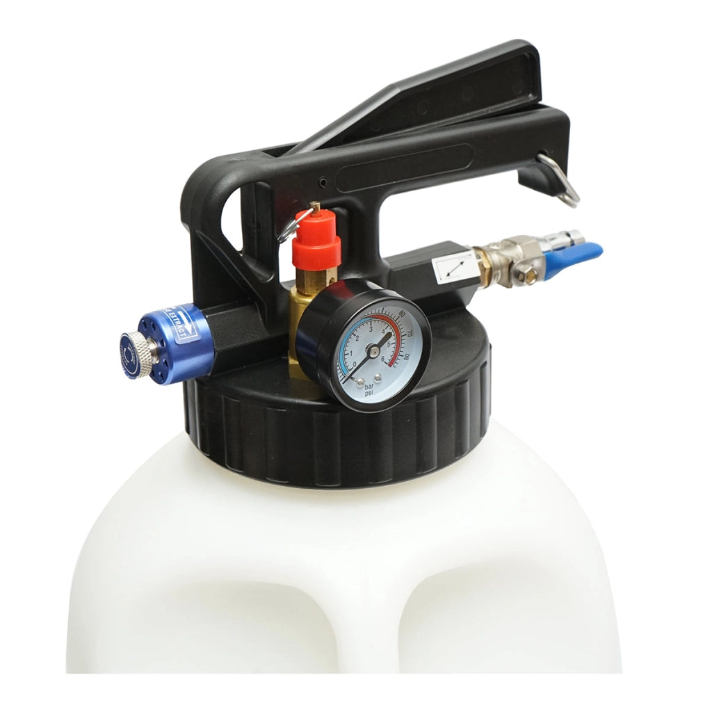 Pompa pneumatica per la sostituzione del liquido ATF nelle trasmissioni automatiche, Breckner Germany.