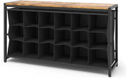 Scarpiera Fyrk, Rovere rustico, 100 x 54.5 cm, per la conservazione aperta di scarpe e accessori