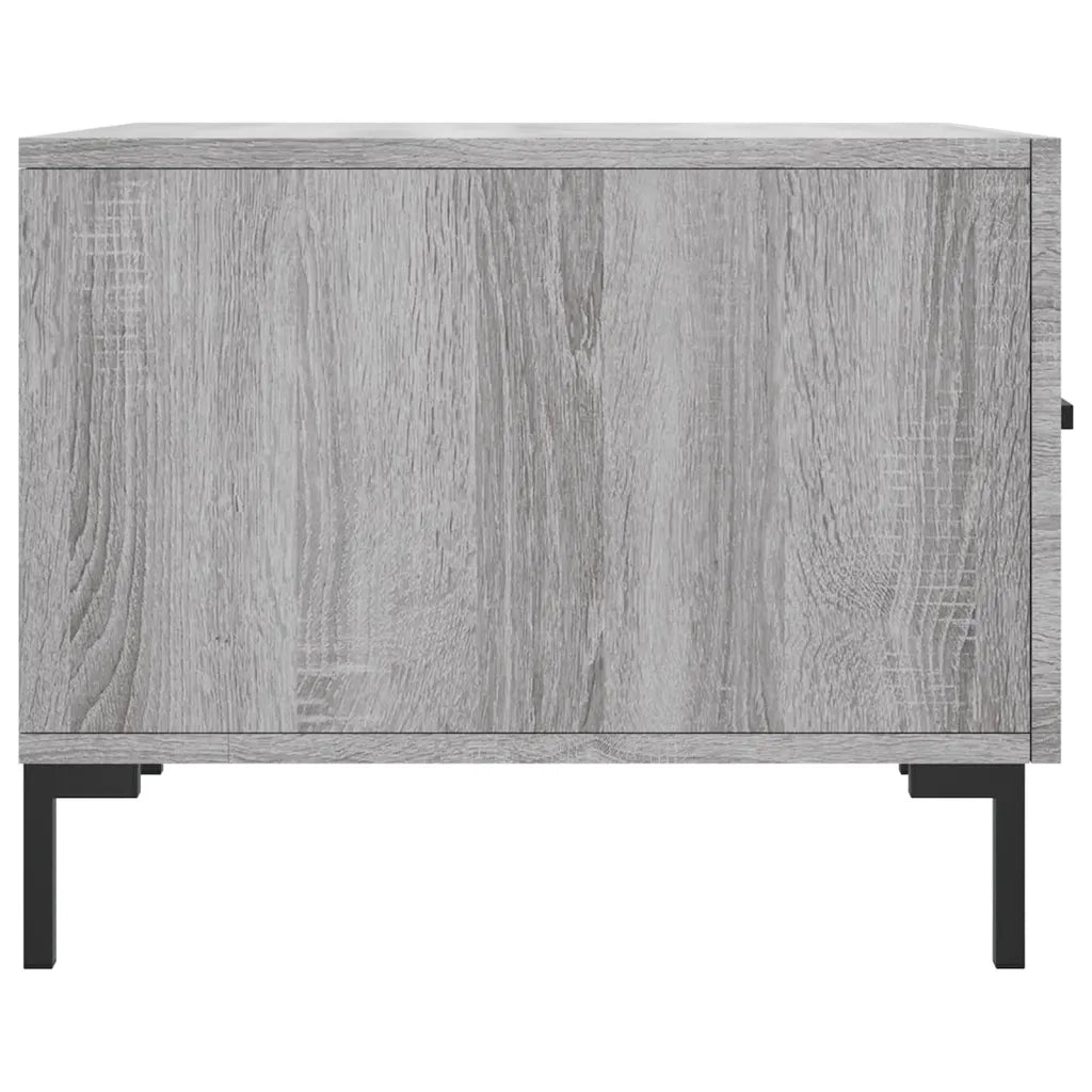 2 pz Tavolini salotto | Tavolino da caff¨¨ | Tavolino da Soggiorno Grigio Sonoma 50x50x40cm Legno Multistrato