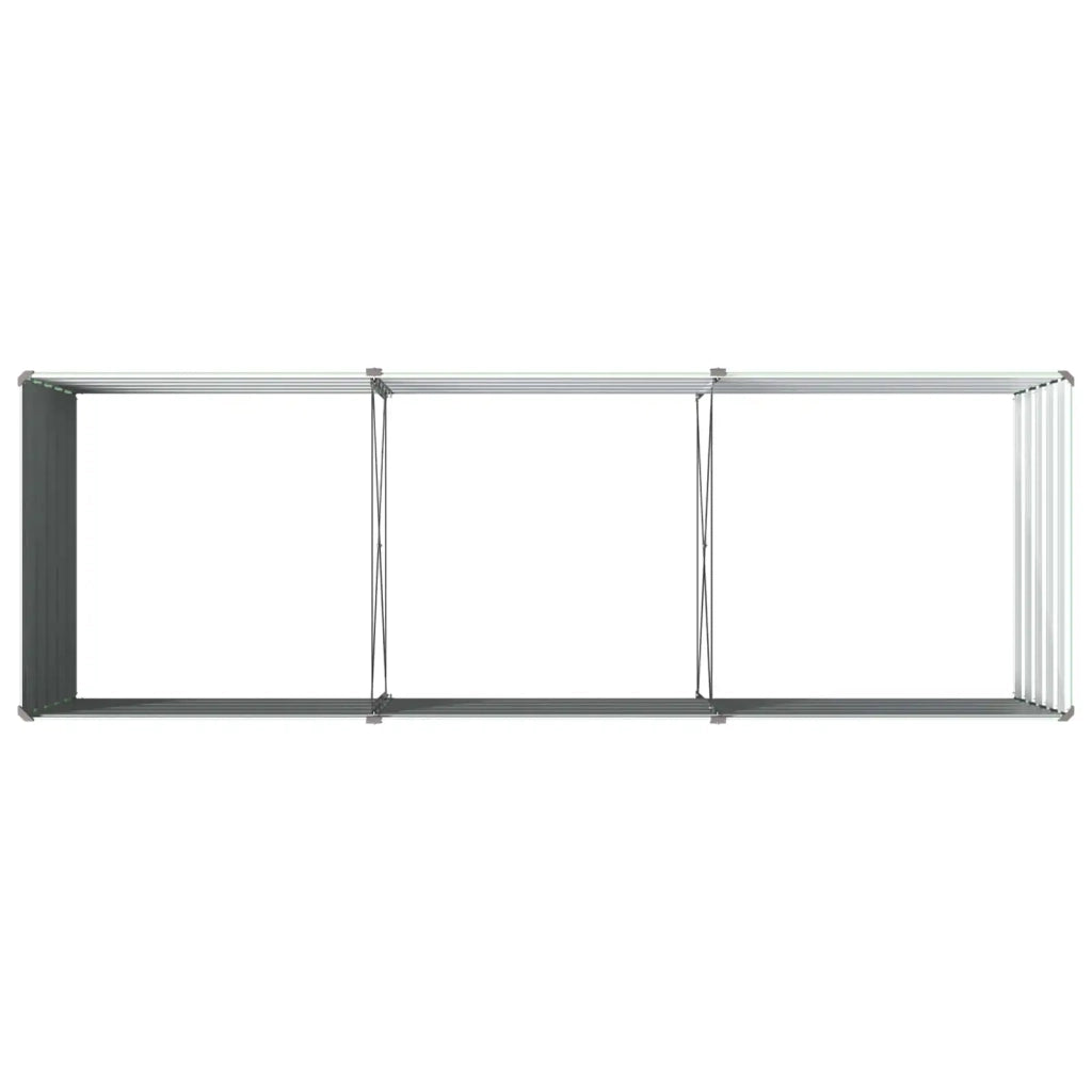 Letto rialzato da giardino Verde Pastello 240 x 80 x 55 cm 8006415