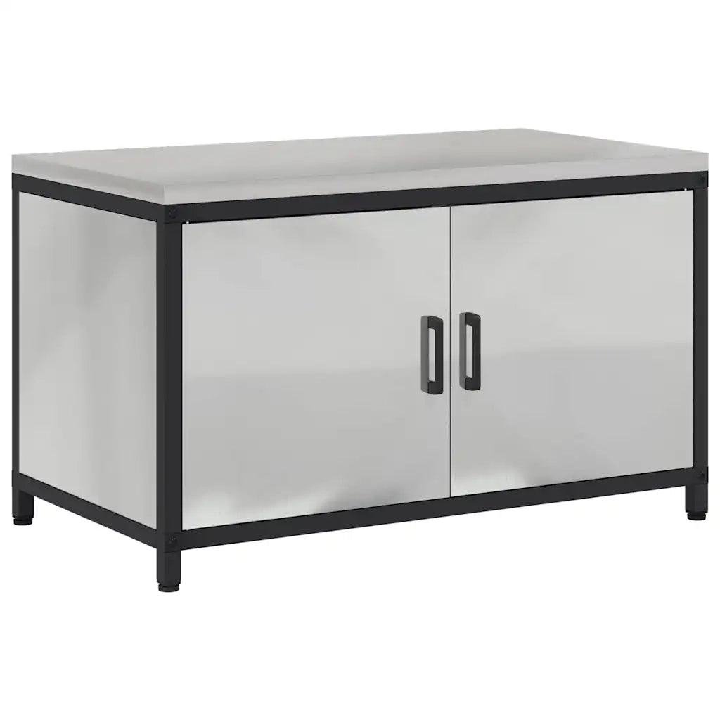 Stoccaggio in cucina con porta Argento 60 x 50 x 92 cm Acciaio