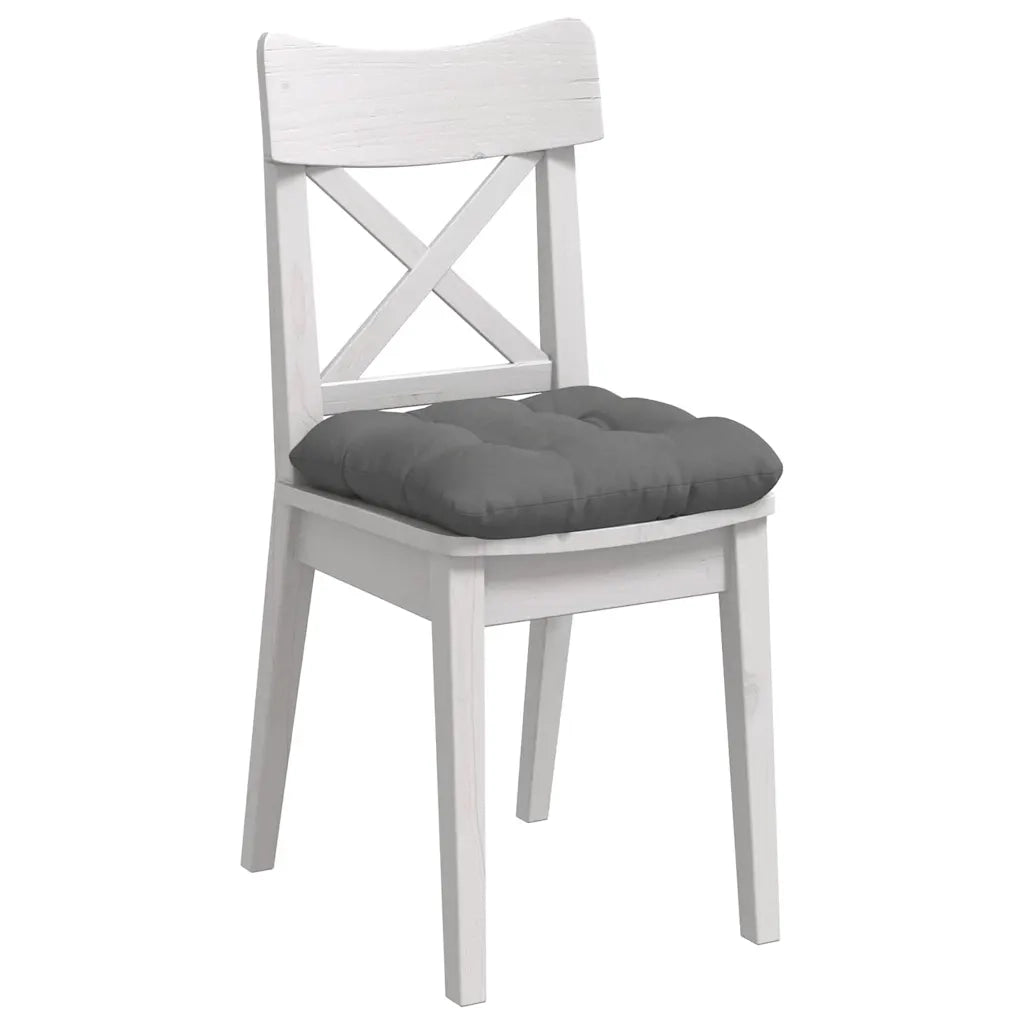 Cuscini per Seduta 4 pcs Grigio scuro 40 x 40 cm 42015091