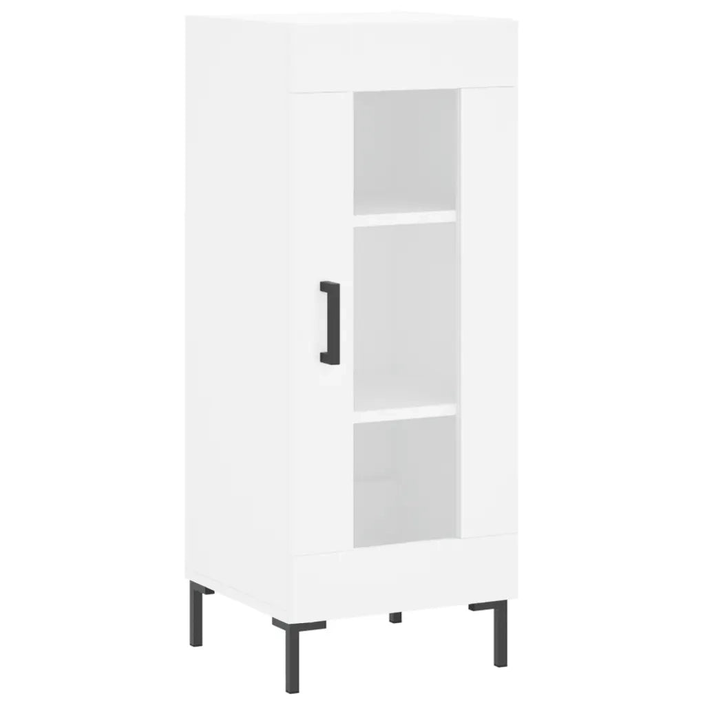 Credenza-Buffet-Armadio da cucina Bianca 34,5x34x90 cm in Legno Multistrato 685375
