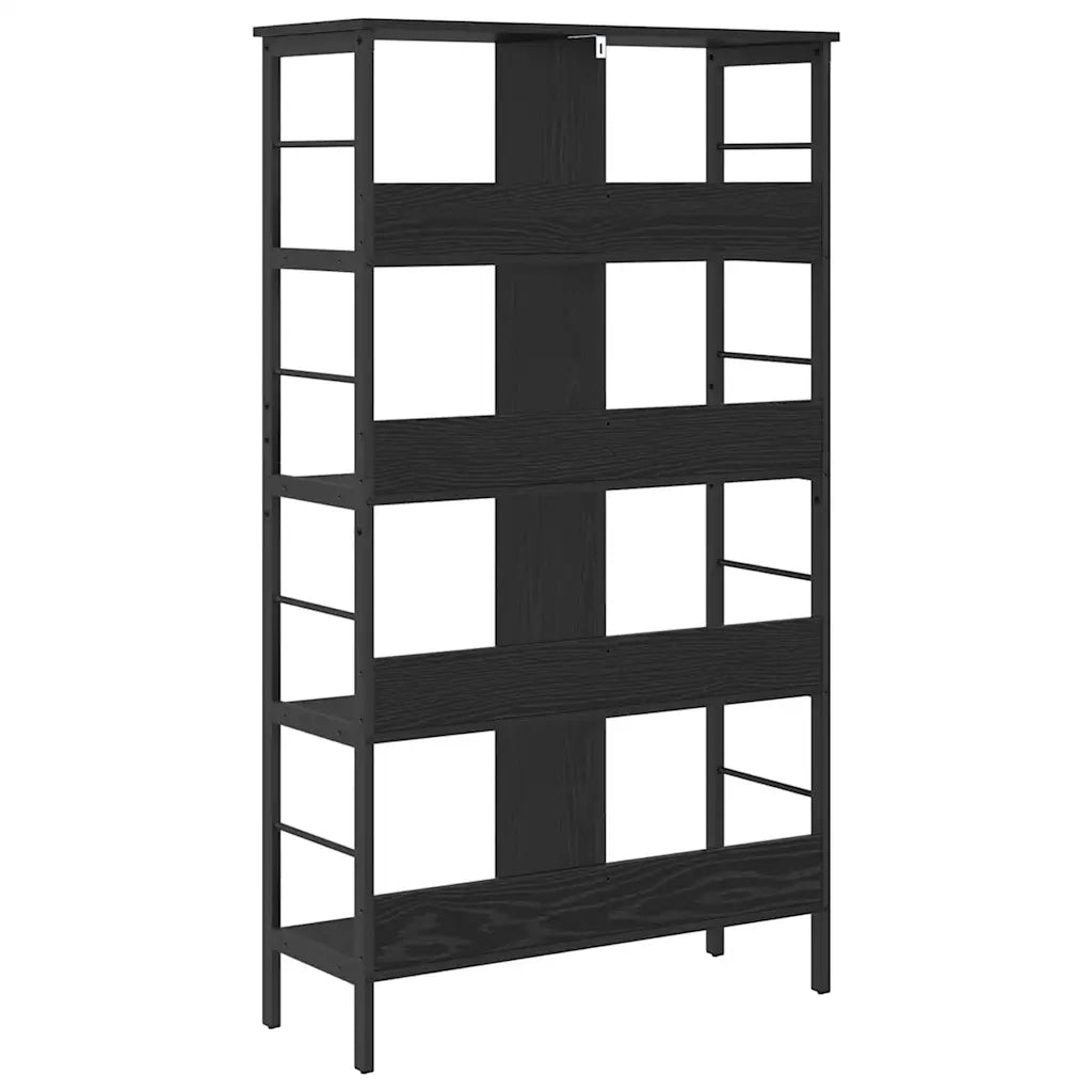 Libreria Rovere Nero 82 x 32 x 144,5 cm Legno multistrato