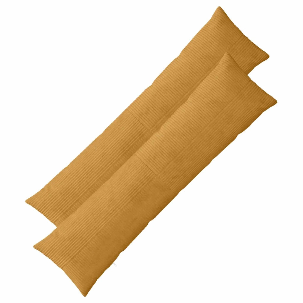 Federa 2 pcs ALMELO Giallo 40 x 145 cm corduroy 914308