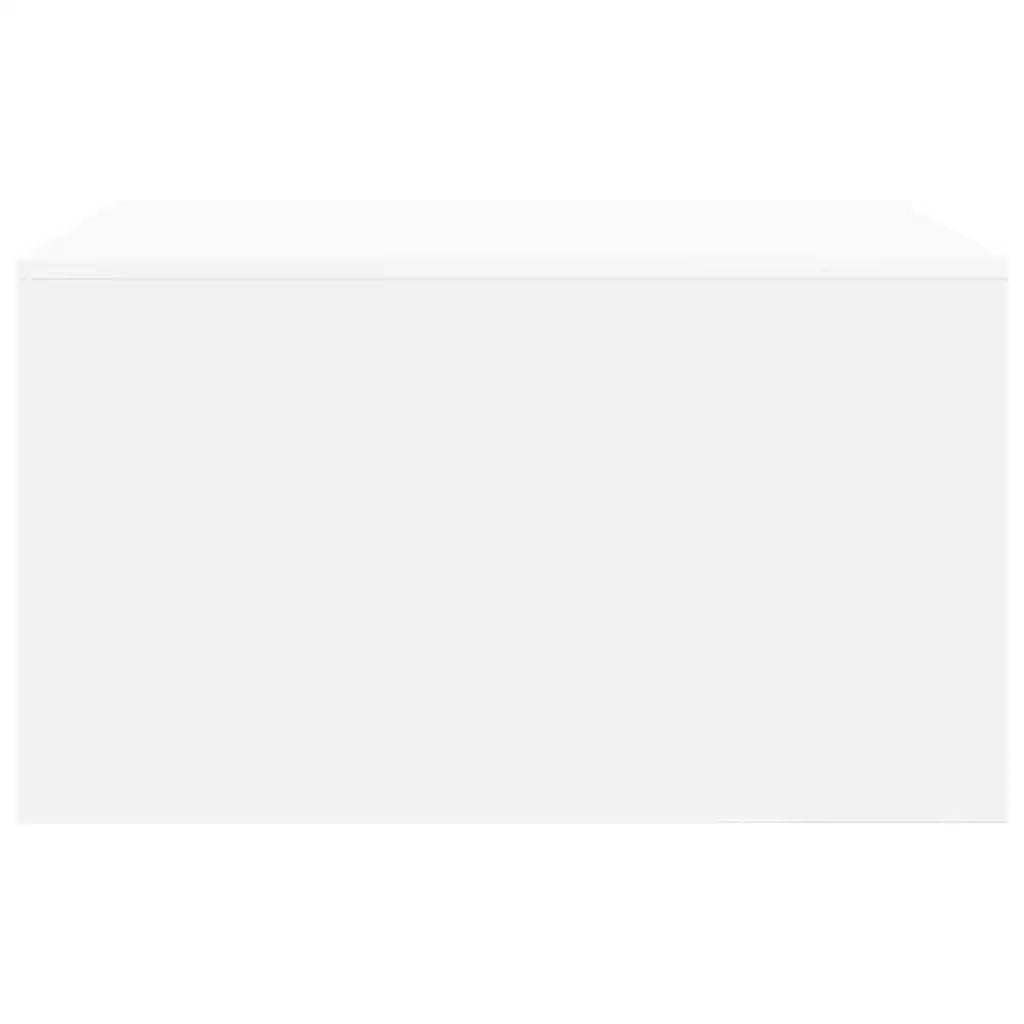 Tavolino da Salotto con Cassetti Bianco 70,5x70x40 cm 3328408