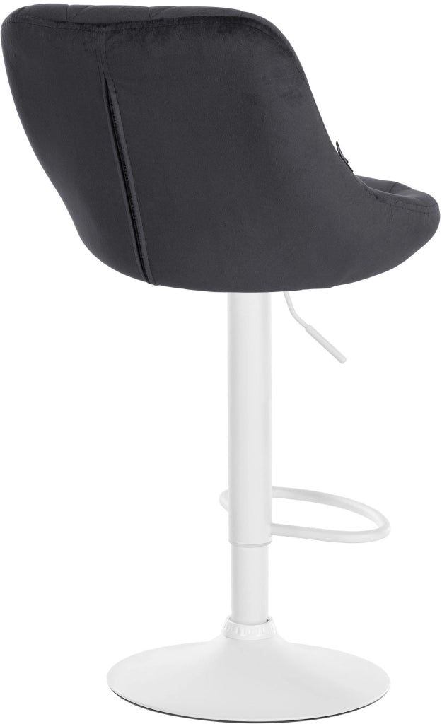 2er Set Barhocker Lazio Samt weiЯ