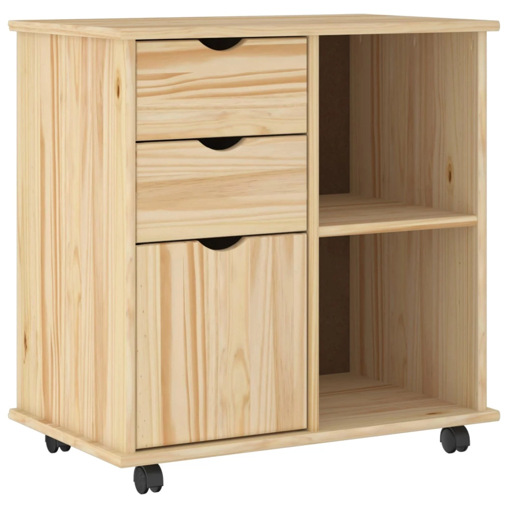 Mobile con Ruote con ruota Marrone 63,5 x 39 x 65,5 cm