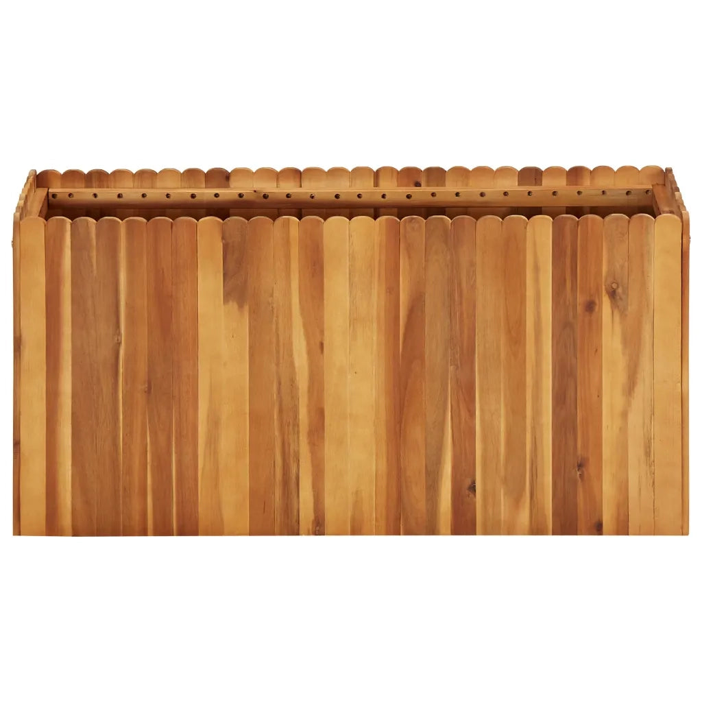 Letto Rialzato da Giardino 100x30x50 cm in Massello di Acacia 45924