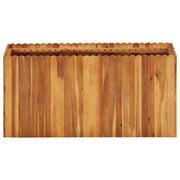 Letto Rialzato da Giardino 100x30x50 cm in Massello di Acacia 45924