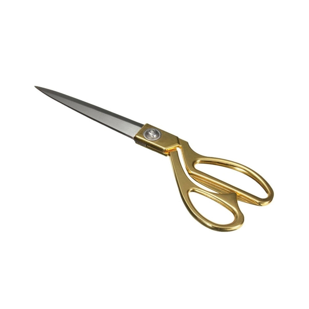 Trade Shop - Forbici Da Sarto Placcato Oro 240 Mm Green Well Cutting Per Tessuto Stoffe -