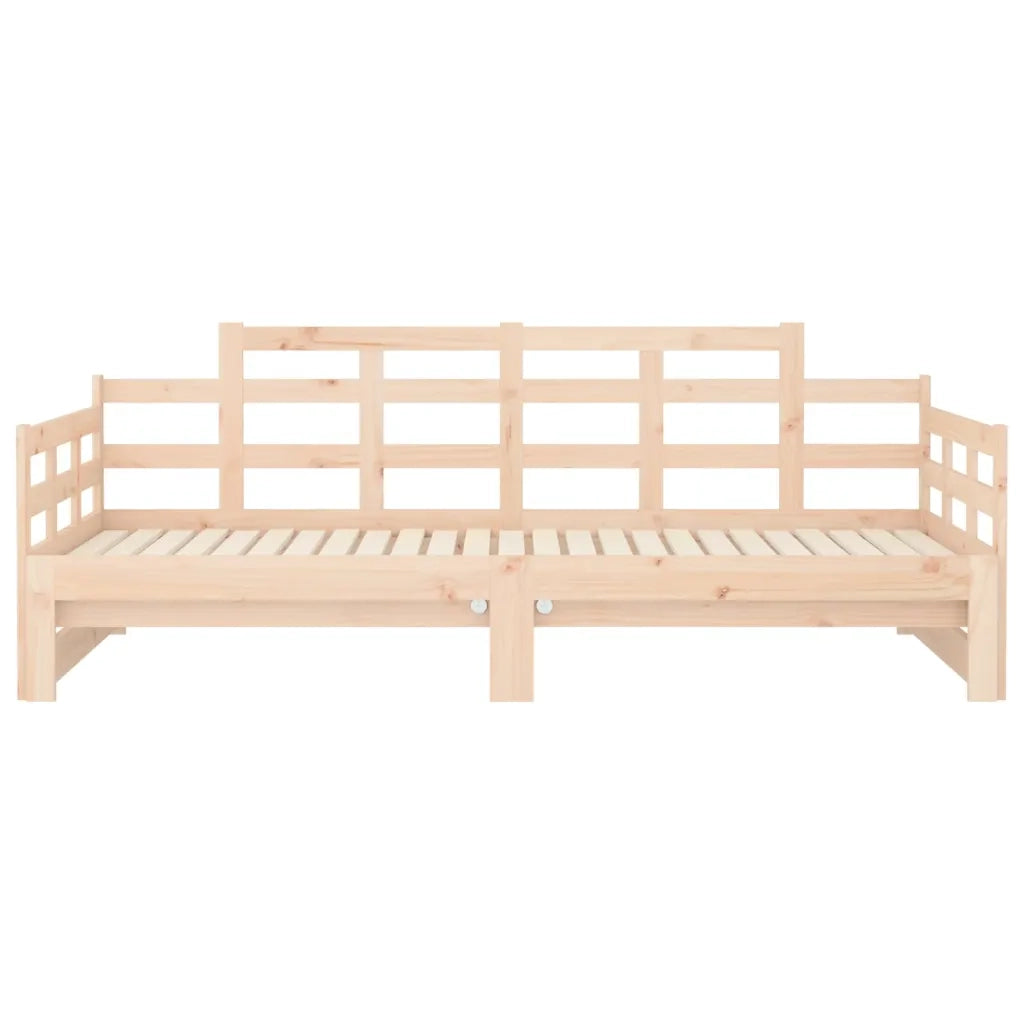 Dormeuse Estraibile in Legno Massello di Pino 2x(80x200) cm cod mxl 64492