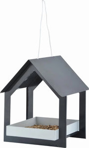 Casa per animali, appesa, in antracite/bianco, di materiale "metallico", 19,3 x 19,1 x 23,2 cm