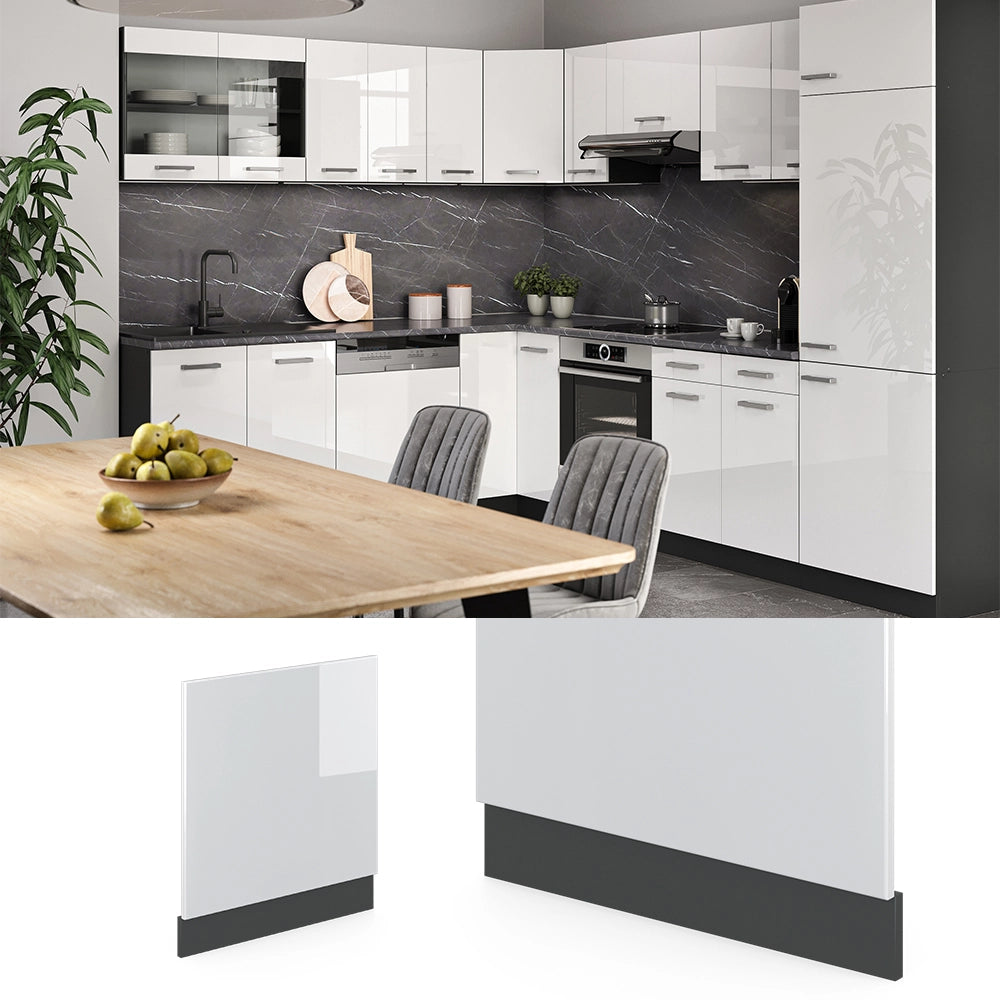 Vicco Pannello frontale Bianco lucido 60 cm , PL Rovere