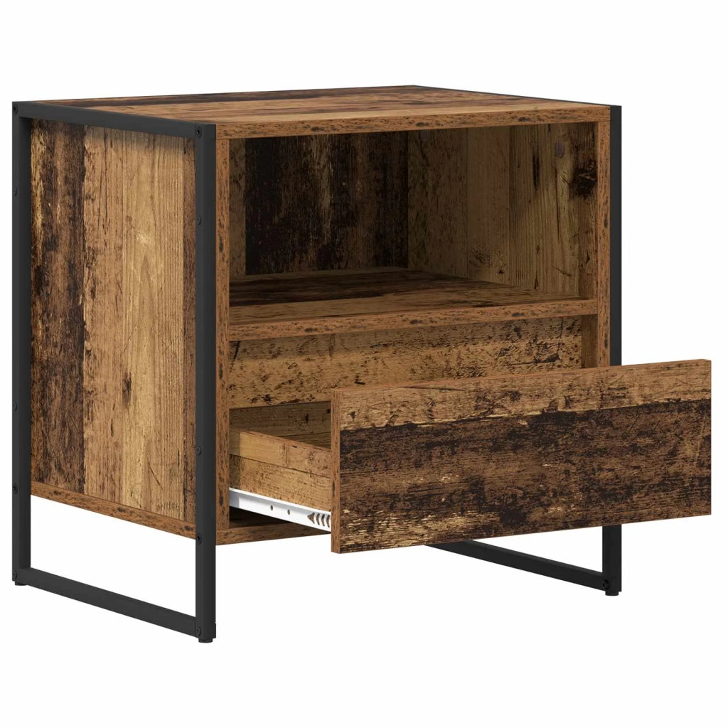 Comodino Legno vecchio 50 x 39,5 x 50 cm Legno multistrato