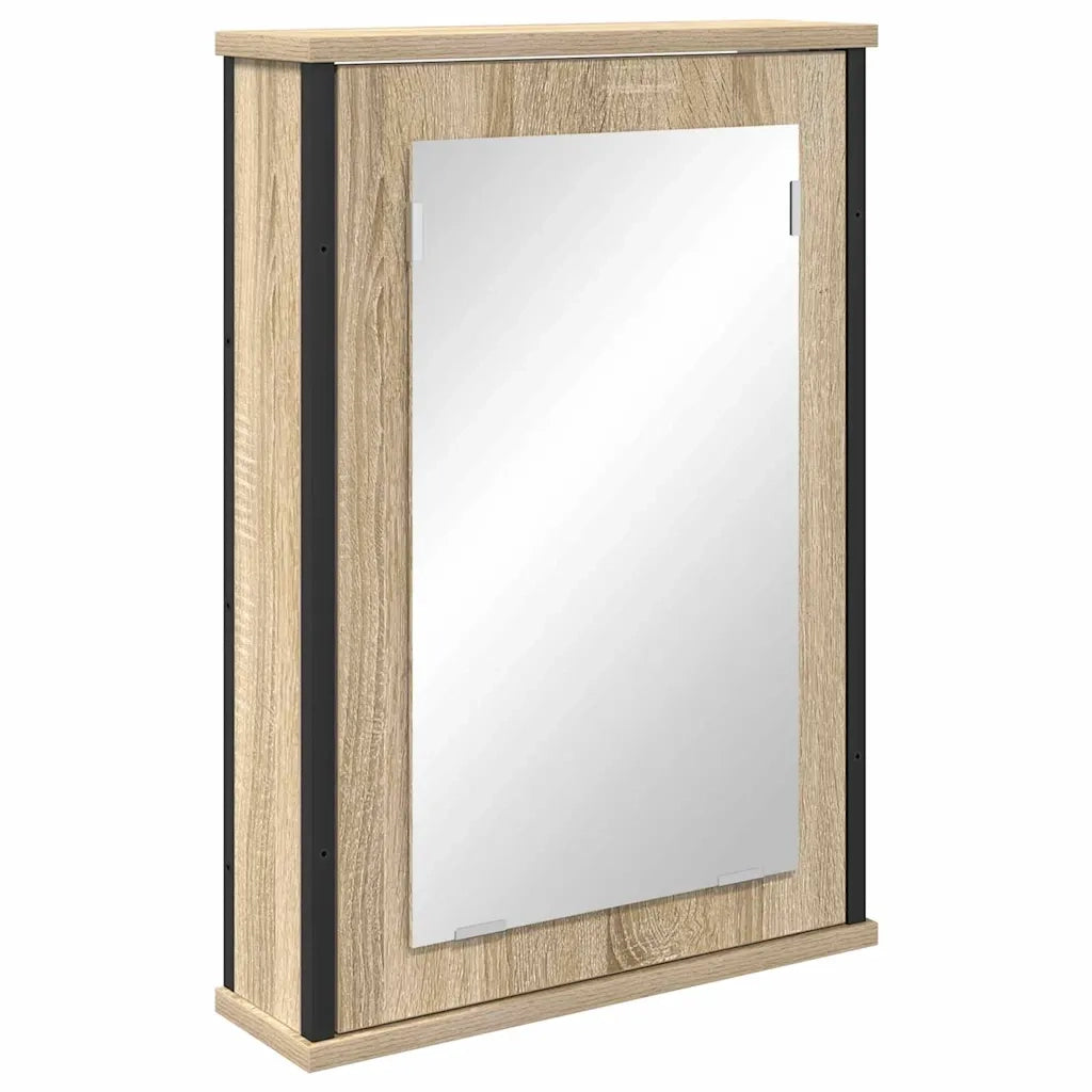 Set di mobili per il bagno 3 pcs Marrone Legno multistrato