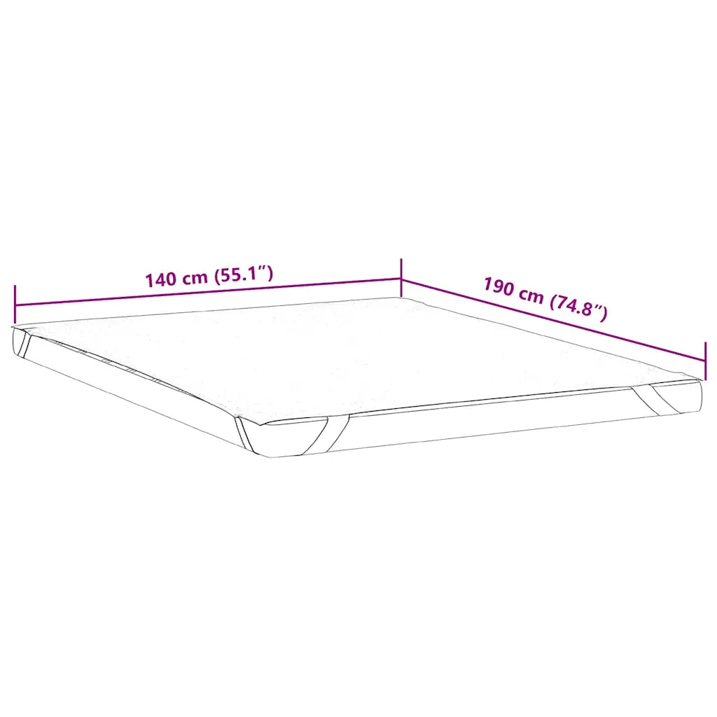 Coprimaterasso Bianco 140x190 cm Impermeabile CFW3523718