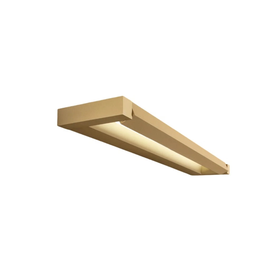 Applique Moderna Slim Metallo Oro Led 18W Dimmerabile Ip20