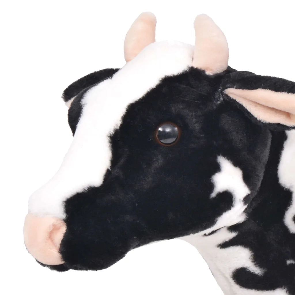 Mucca in Peluche in Piedi Nera e Bianca XXL CFW2084271