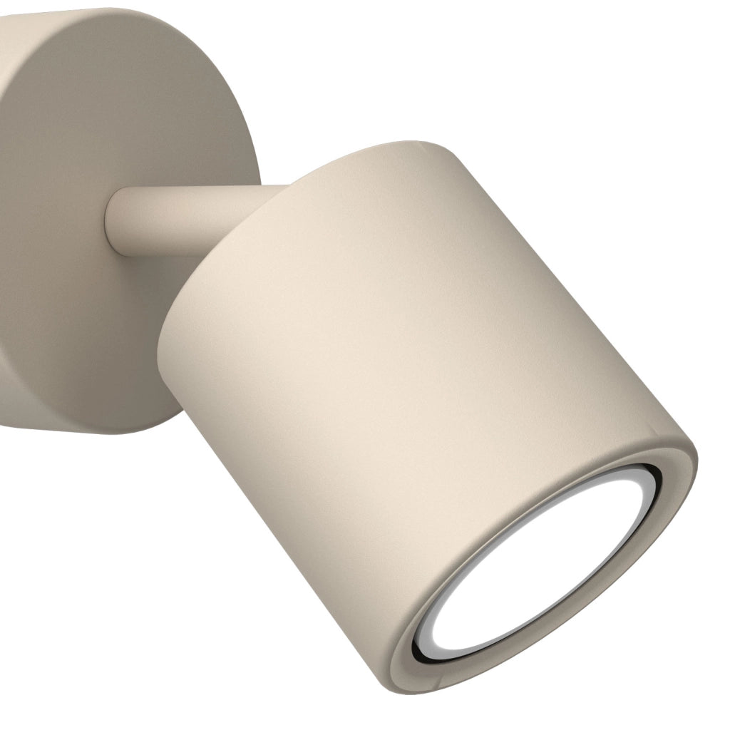 Applique Demia 1xGU10 beige metallo Luminex
