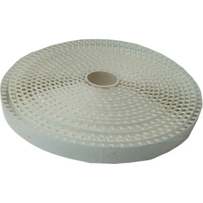 NASTRO AGGRAPPA ZANZARIERA EFFE - ADESIVO BIANCO MM 10 X ML 6,6 X RETE FIBRA E ALL.- 2 pezzi