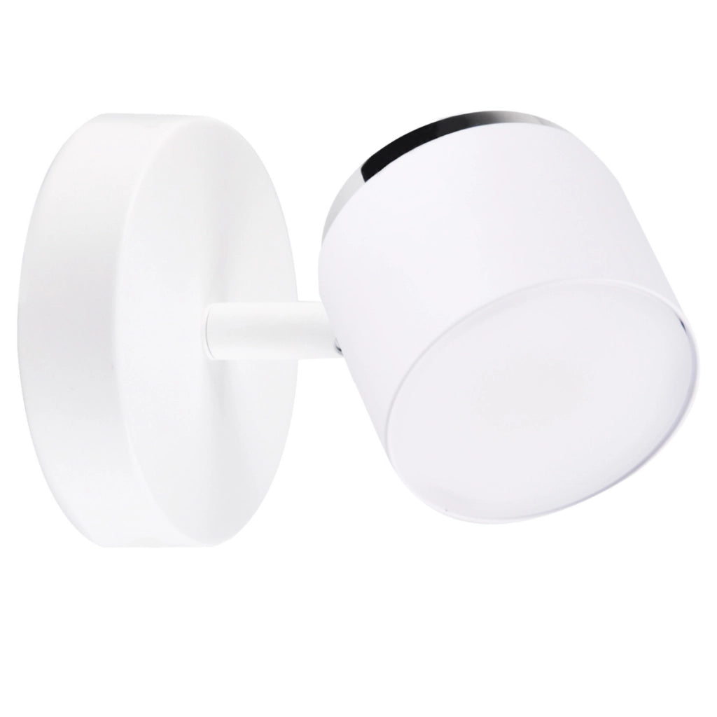 Applique LED orientabile bianca 3000K Kubik Polux 318213