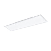 Plafoniera Moderna Salobrena-A Alluminio Bianco Luce Led Integrato 31,5W
