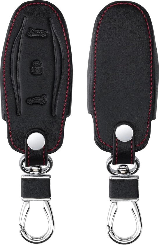 Hoesje per Chiave dell'Automobile Compatibile con Modello S - Cassetto della Chiave dell'Automobile Nero