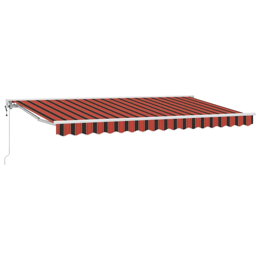vidaXL Tenda Retrattile Striscia Multicolore 350x200 cm Tessuto