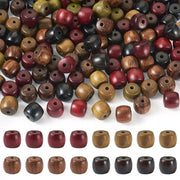 Kralen in legno 40 pezzi - Kralen naturali in legno - Kralen a distanza - Attrezzi per gioielli - Attività DIY - Per bracciali/colli