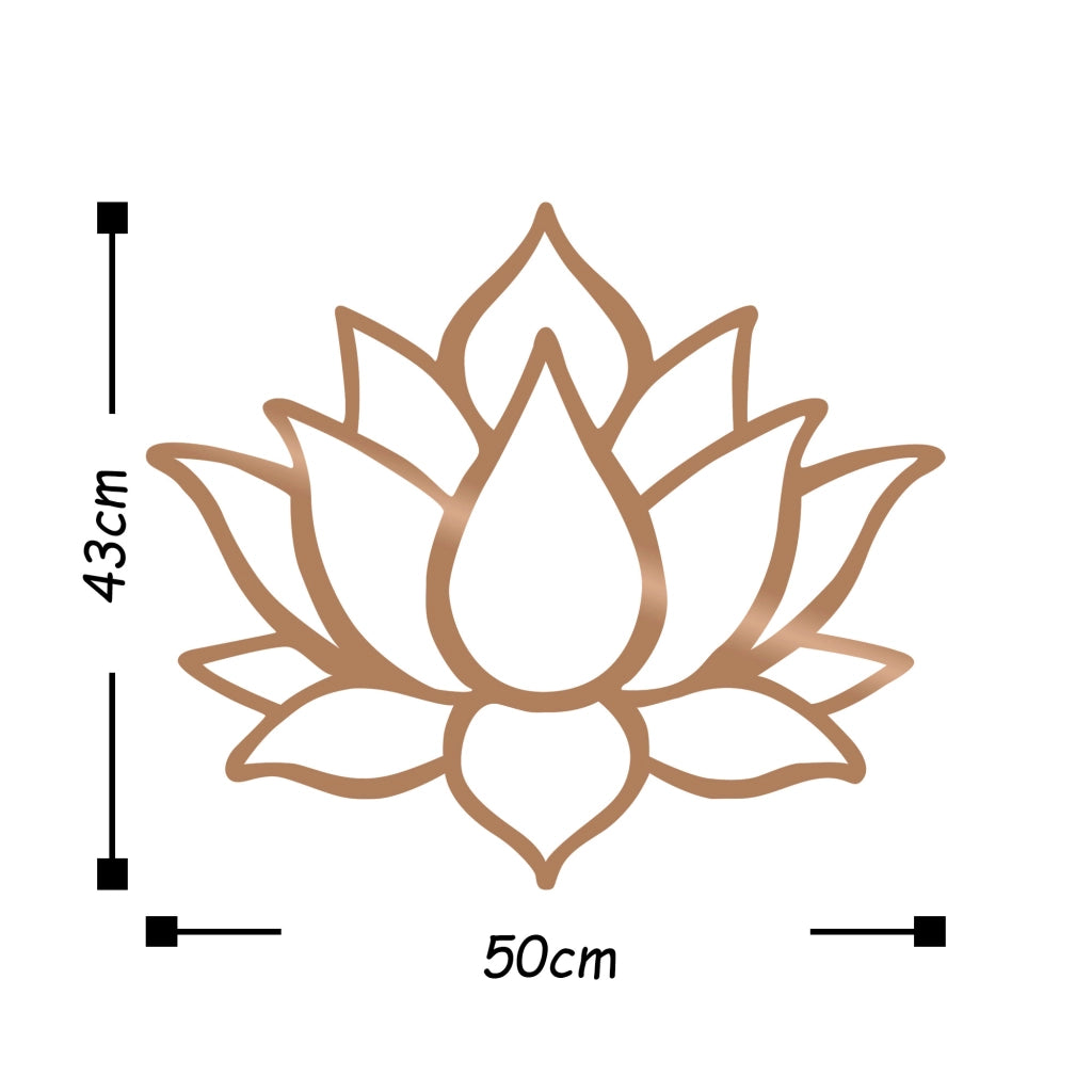 Mosilite, Quadro Materiale Struttura in Metallo, 50x43h cm Marrone Bronzo