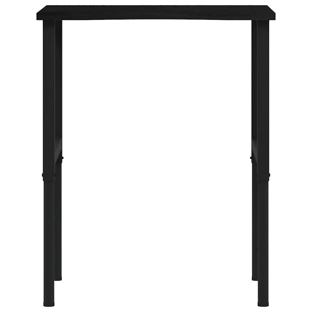 Banco Lavoro Marrone Scuro 80x60x(71,5-98) cm Legno di Rovere 3309698