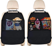 Set di protezione e organizzatore per sedili auto per bambini - 2 pezzi